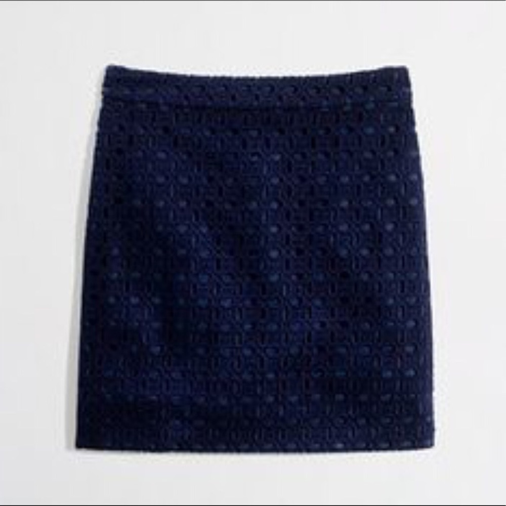 J. Crew Eyelet Skirt